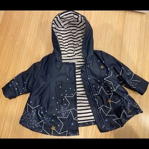 French brand Catimini girls 6M raincoat